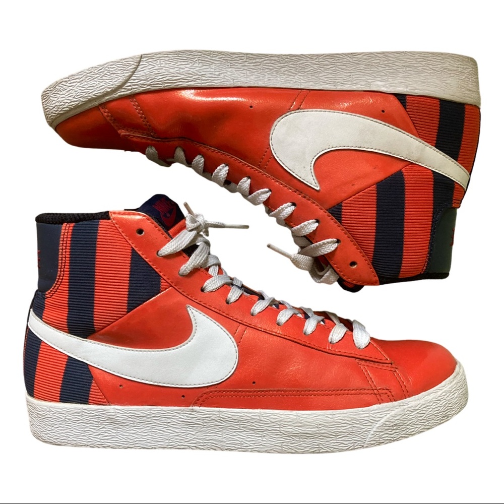 Nike Blazer 2009 SP LE Orange Navy Mens Size 11.5